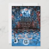 ROCK STAR Geburtstagsmusikalische Party Einladung (Rückseite)