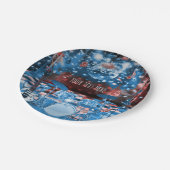 ROCK STAR Geburtstagsmusikalisches Party Pappteller (Schrägansicht)