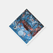 ROCK STAR Geburtstagsmusikalisches Party Serviette (Ecke)