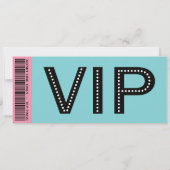 Rock Star Girl Band Einladung (Rückseite)