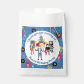 Rock Star Girl Band Geburtstagsparty Geschenktütchen (Vorderseite)