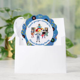 Rock Star Girl Band Geburtstagsparty Ornament Karte