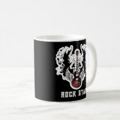 Rock Star Guitar Rock and Roll Tattoo Music Mug Kaffeetasse (VorderseiteRechts)