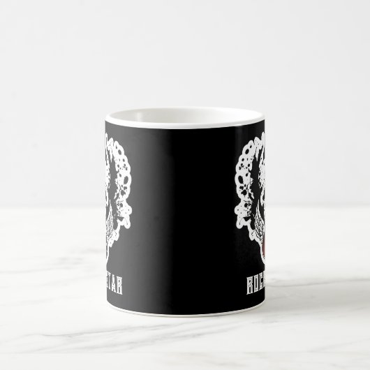 Rock Star Guitar Rock and Roll Tattoo Music Mug Kaffeetasse (Mittel)
