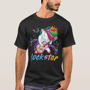 Rock star Guitar Rockin' Sängerin T-Shirt