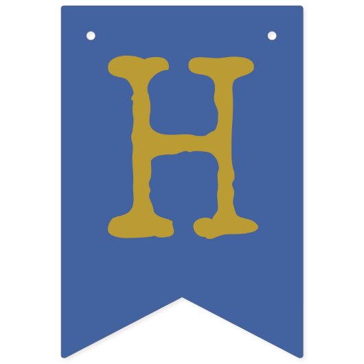 Rock Star Happy Birthday Party Banner Blue Gold (Erste Fahne)