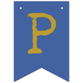 Rock Star Happy Birthday Party Banner Blue Gold (Dritte Fahne)