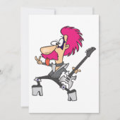 Rock Star Impersonator Einladung (Vorderseite)