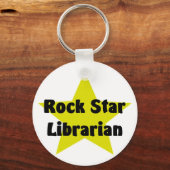 Rock Star Librarian Schlüsselanhänger (Vorderseite)
