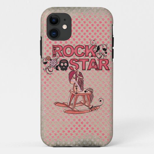Rock star lustiges Rock-Pferd iPhone 5 Fall Case-Mate iPhone Hülle (Rückseite)