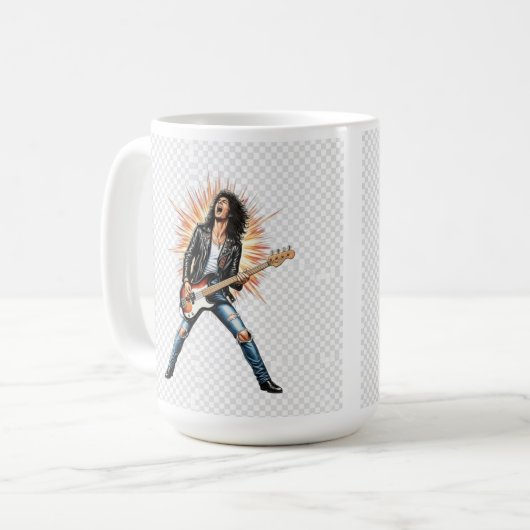 Rock star mug kaffeetasse (Vorderseite Links)