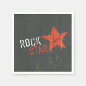 Rock Star Music Paper Napkins Serviette (Vorderseite)
