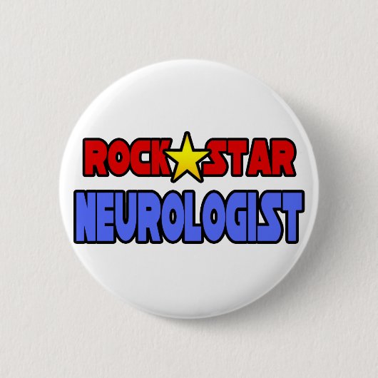 Rock Star Neurologist Button (Vorderseite)