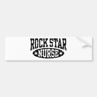Rock Star Nurse Autoaufkleber
