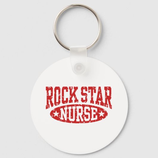 Rock Star Nurse Schlüsselanhänger (Vorderseite)
