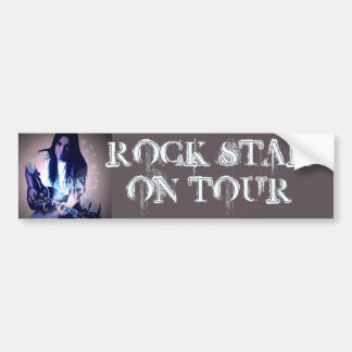 Rock Star on Tour (anpassbar) Autoaufkleber
