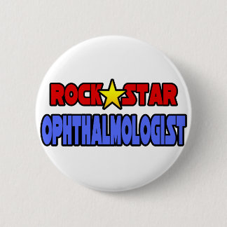 Rock Star Ophthalmologe Button