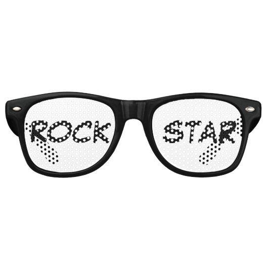 "Rock Star" Party Shades Sonnenbrille (Vorderseite)