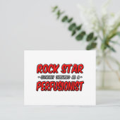 Rock Star Perfusionist Postkarte (Stehend Vorderseite)