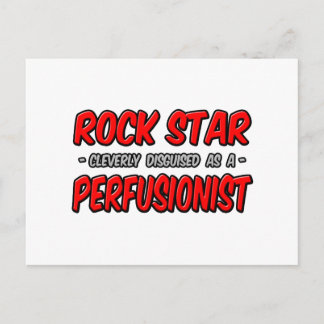 Rock Star Perfusionist Postkarte