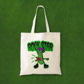 Rock Star Pickle - Funny Cartoon Tragetasche