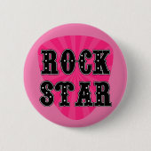 Rock Star Plektrum Button (Vorderseite)