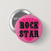 Rock Star Plektrum Button (Vorne & Hinten)