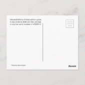 ROCK STAR Postcard Postkarte (Rückseite)