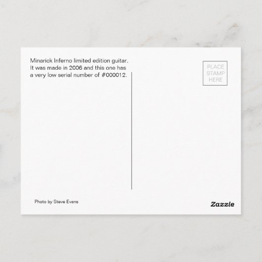 ROCK STAR Postcard Postkarte (Rückseite)