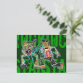 Rock Star Postcard Postkarte (Stehend Vorderseite)