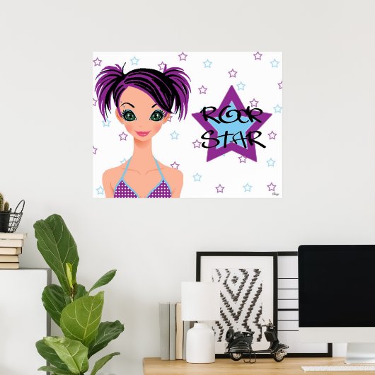 Rock Star Poster (Heimbüro)