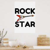 Rock Star Poster (Küche)