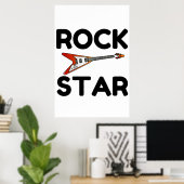 Rock Star Poster (Heimbüro)