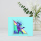 Rock Star Postkarte (Stehend Vorderseite)