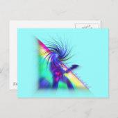 Rock Star Postkarte (Vorne/Hinten)