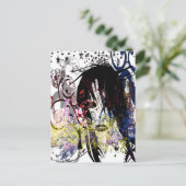 Rock Star Postkarte (Stehend Vorderseite)