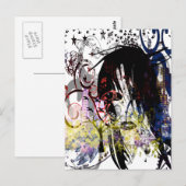 Rock Star Postkarte (Vorne/Hinten)