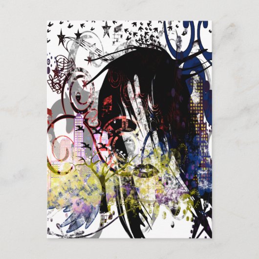 Rock Star Postkarte (Vorderseite)