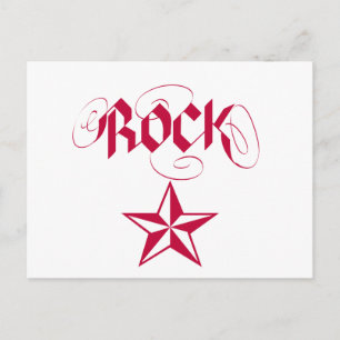Rock Star Postkarte