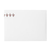 Rock Star Santa mit Red Electric Gitarre (Vorderseite)