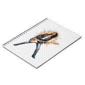Rock star spiral notebook notizblock (Linke Seite)