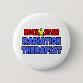 Rock-Star-Strahlentherapeut Button (Vorderseite)