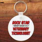 Rock Star Tiertechniker Schlüsselanhänger (Vorderseite)
