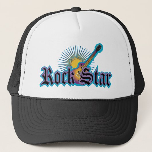 Rock Star Truckerkappe (Vorderseite)