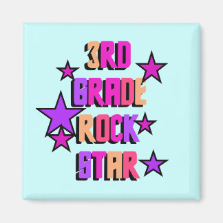 Rock Star Tshirts und Geschenke der dritten Klasse Magnet