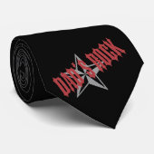 Rock Star Vater ~ Vatertag Krawatte (Gerollt)