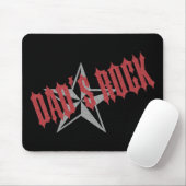 Rock Star Vater ~ Vatertag Mousepad (Mit Mouse)
