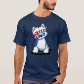 Rock Star Westie T - Shirt (Vorderseite)