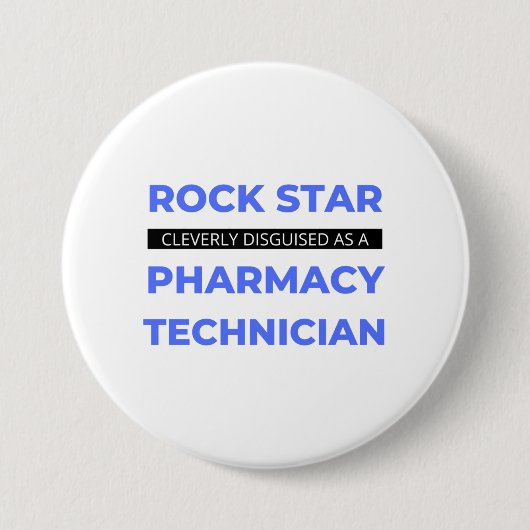 Rock Star wird clever als Apotheke in Tech 2 getar Button (Vorderseite)