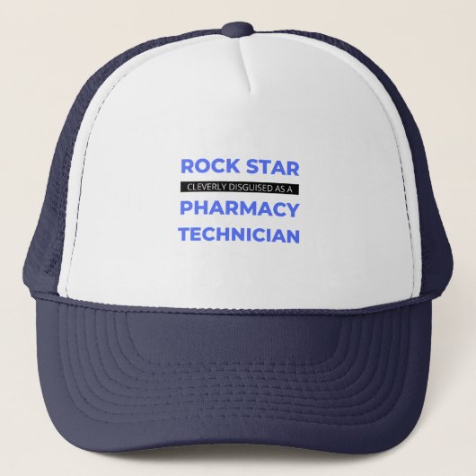 Rock Star wird clever als Apotheke in Tech 2 getar Truckerkappe (Vorderseite)